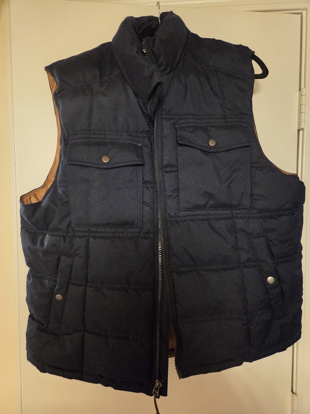 Men's Quilted Puffer Vest - Black